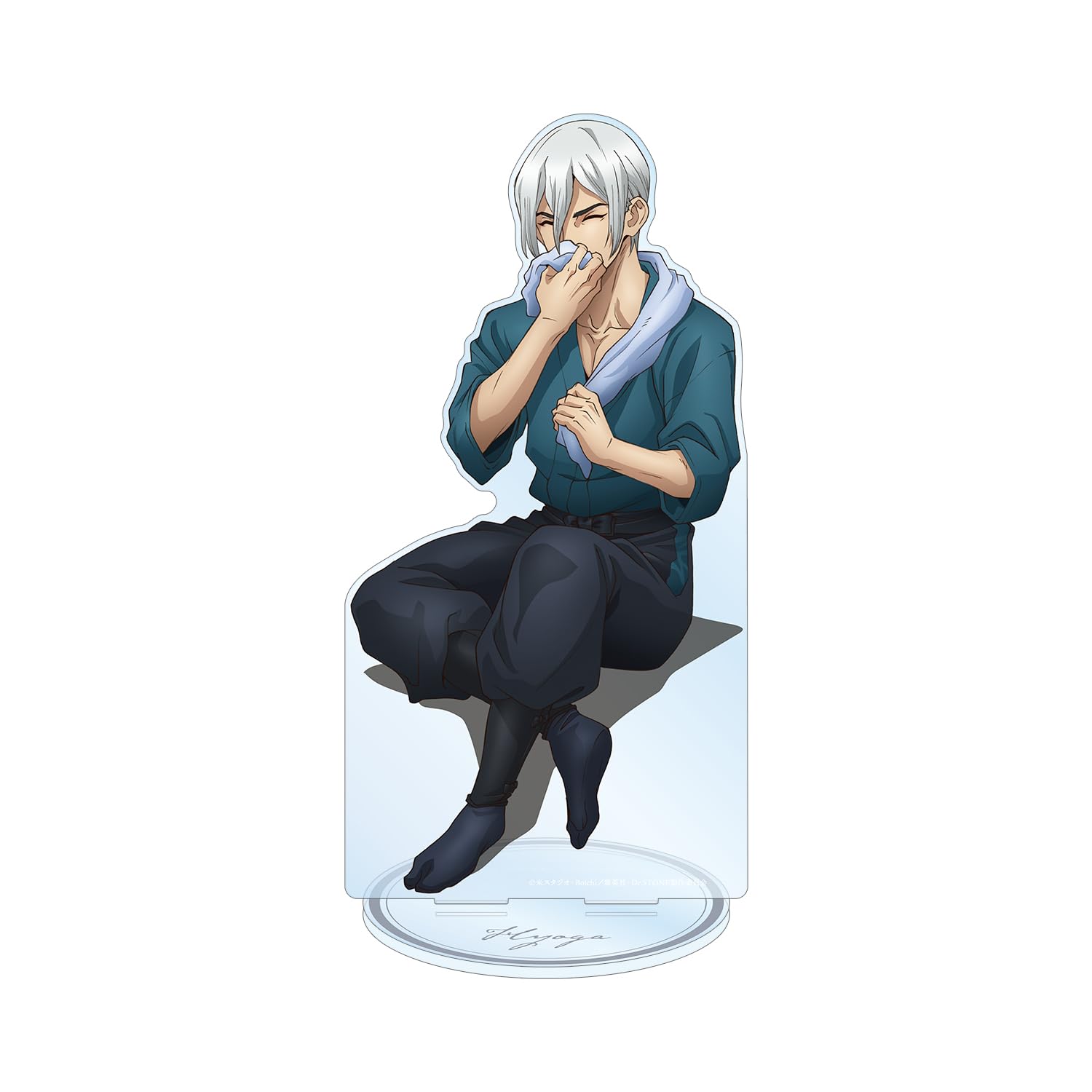 Amazon.co.jp: TVアニメ「Dr.STONE」 描き下ろしイラスト 氷月 石化前